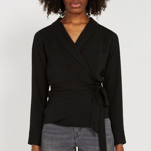 Frank and Oak Fluid Wrap Top